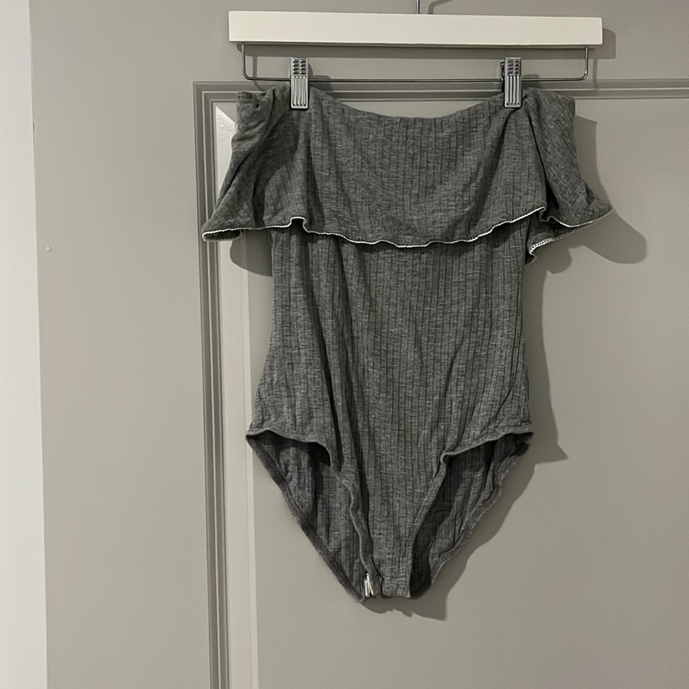 Off the shoulder body suit